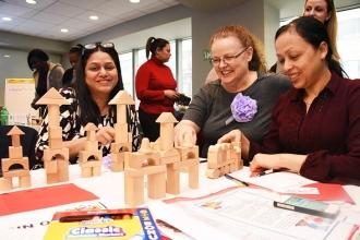 Learning how building blocks can be used to develop language and spatial skills 