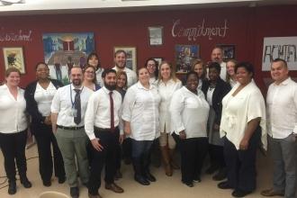 Educators came together at the Young Women's Leadership Academy of Jamaica.