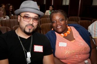 Orlando Florida and Michelle Brody, physical education teachers at Brooklyn’s PS