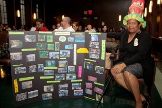 Carla Blanks-Brooks, a paraprofessional and the leader of the Special Education 