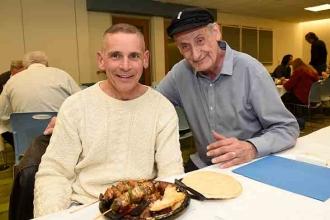 Raymond Abbazio, a Queens occupational therapist, is joined by retiree Demetrios