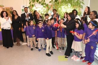 PS 349 students, staff and visitors can’t wait for principal Tanya Bates-Howell 