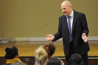 Mulgrew speaks to members about Betsy DeVos’ nomination as U.S. secretary of edu