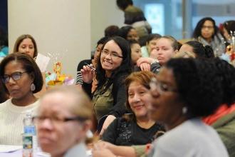 Participants heard from UFT President Michael Mulgrew, UFT Vice President Karen 