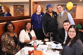 Members from PS 370 in Brooklyn and Satellite Academy HS.