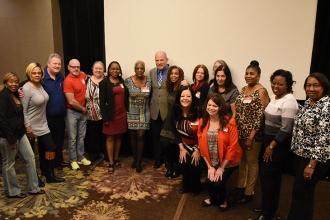 UFT President Michael Mulgrew with the Federation’s Executive Board.