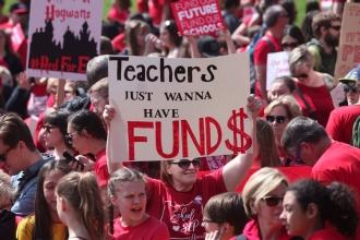 Oregon educators stand united at their statewide day of action on May 8.