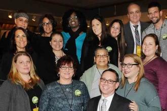 District 22 members made the journey to Albany, led by District 22 Representativ