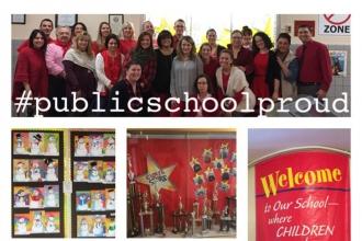 #PublicSchoolProud at MS 158 in Bayside, Queens.