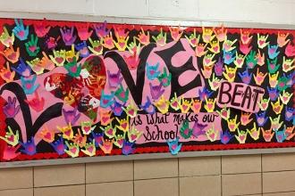 Love makes the school beat at PS 135 in Queens Village.