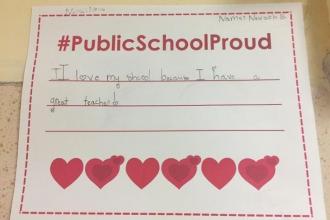 Students know that great teachers make great schools! From CS 300 in Tremont, th