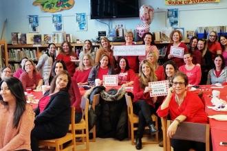 Parents held a special #PublicSchoolProud breakfast for teachers at PS 69 in Jac