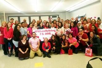 Love from PS 280 in Jackson Heights, Queens.