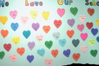 Showing love at a District 24 pre-K center in Queens.