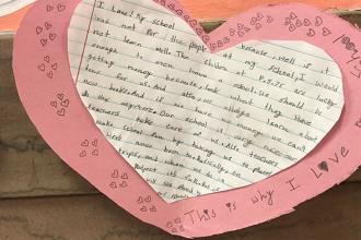 This student at PS 75 in Longwood, the Bronx explains why she loves her school.