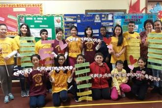 Students at IS 227 in Bensonhurst, Brooklyn love their school! **consent forms o