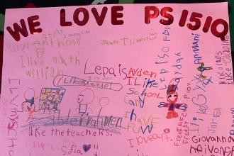 Kindergarten students at PS 151 in Astoria, Queens love their school.