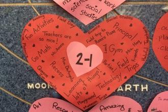 Second graders at PS 229 in Woodside, Queens celebrate what makes their school s