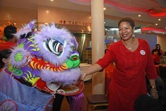 Paula Thomas, a paraprofessional and chapter leader at PS 4 in Fresh Meadows, Qu