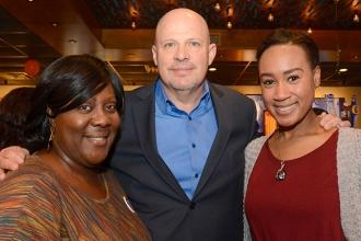 General education kindergarten teacher Burnita Lewis (left) and special educatio
