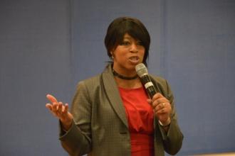 Tammie Miller, served as master of ceremonies at the event.
