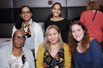 Members from P 9 get together for a photo.