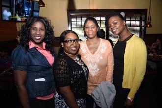 Betty Waring, Taimkea Malcolom, Shvonne Mchuga and Kenlyn Miller from PS 244 