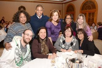 District 20 Rep Ellen Driesen joins educators from PS/IS 180 and PS 264. 