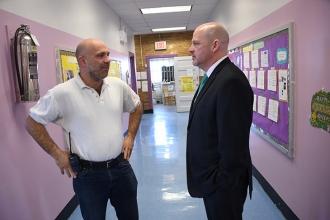Mulgrew finds out about the innovative programs at the school’s District 75 site