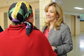 Debra Penny, the union’s Staten Island borough representative, was also on hand 