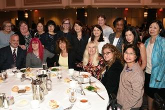District 24 members, including District Representative John Harrington (seated, 