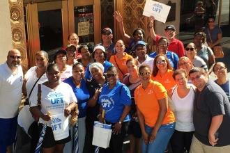 Paraprofessionals were out in force.