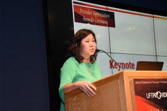 Queens Congresswoman Grace Meng, the keynote speaker,