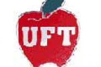 UFT Red Apple Pin