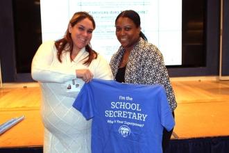 Raydale Blaydock and Monique Sanchez Monique Sanchez make a fashion statement