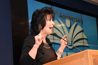 Queens Secretary of the Year Angela Benincasa of PS/MS 207 in Howard Beach