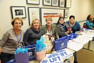 School Secretaries Chapter executive committee members