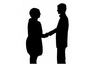 Shaking hands in agreement - generic