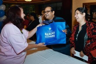 Parents Nadeem Ahmed and Tajwar Hossain 