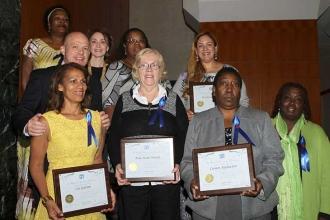 10-YEAR CHAPTER LEADERS: The honorees (not in photo order, and some missing from