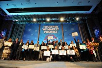 Brooklyn schools, including members from PS 180, celebrate their Jules Kolodny A