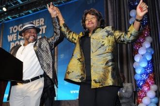 Shelvy Young-Abrams, the longtime chapter leader of the Paraprofessionals Chapte