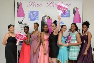 Students at MS 468/Pelham Academy of Academics and Community Engagement in the B