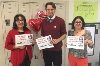 #UnionProud at Gregorio Luperon HS in Washington Heights.