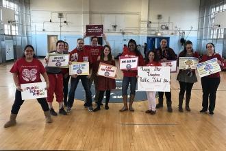Educators are #UnionProud at PS 36 in the Bronx.