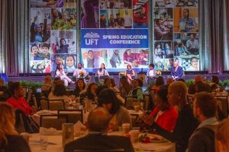 A panel discussion at the 2023 UFT Spring Conference