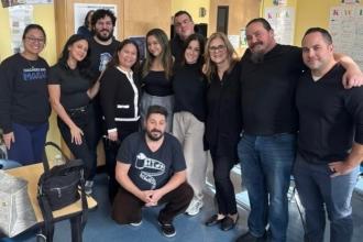 District 21 members wear black to support colleagues