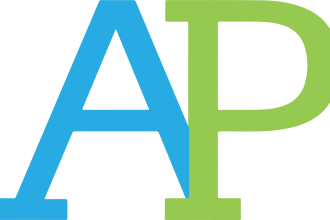 The logo for Advanced Placement college courses