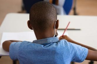 Child at desk