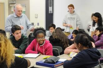 Teacher teaching class